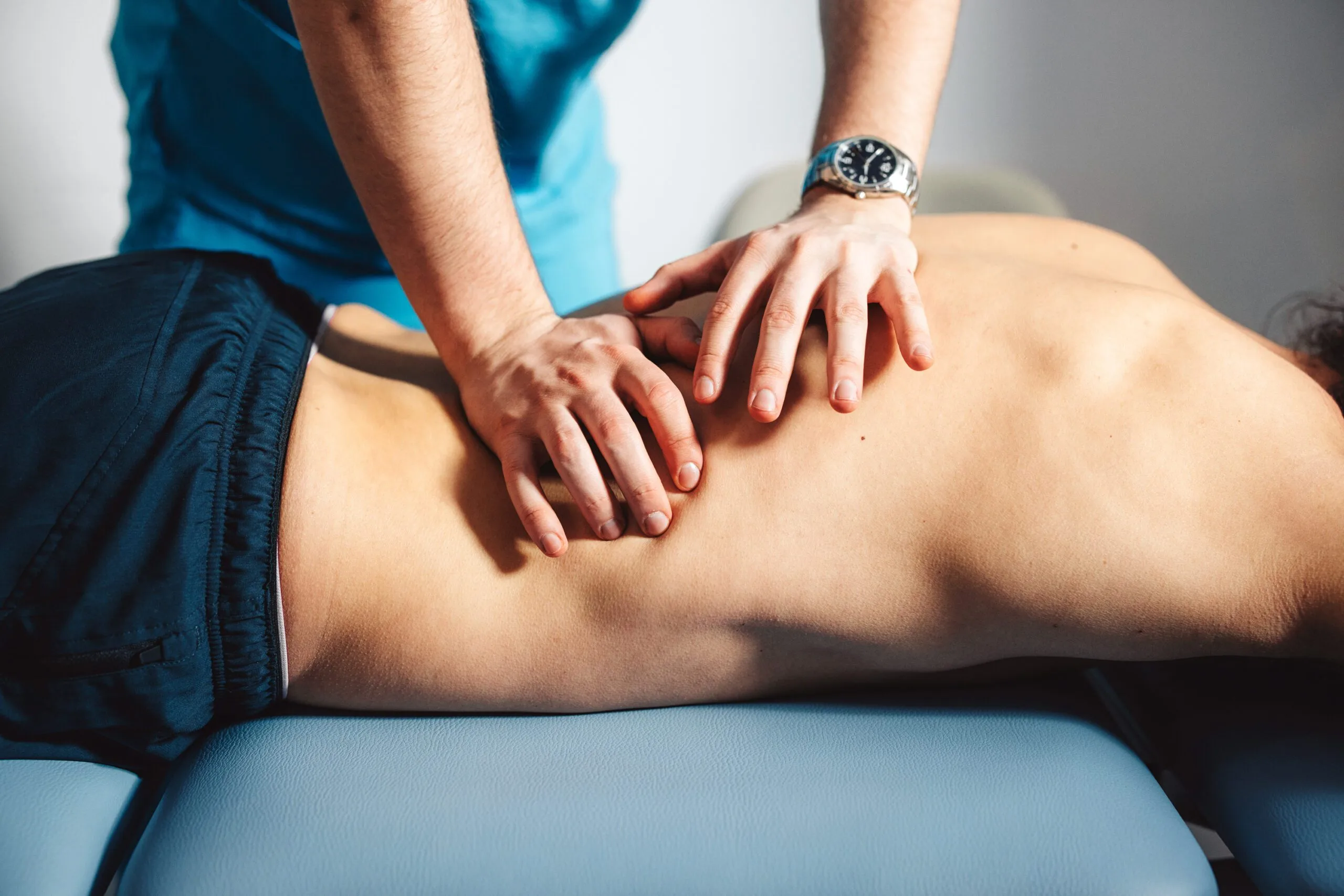 Hands-on treatment detail