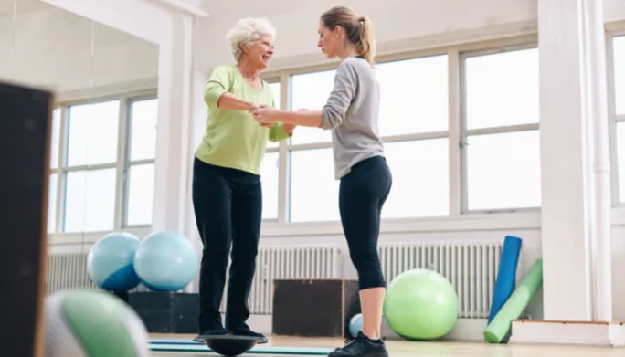 Guided mobility exercise